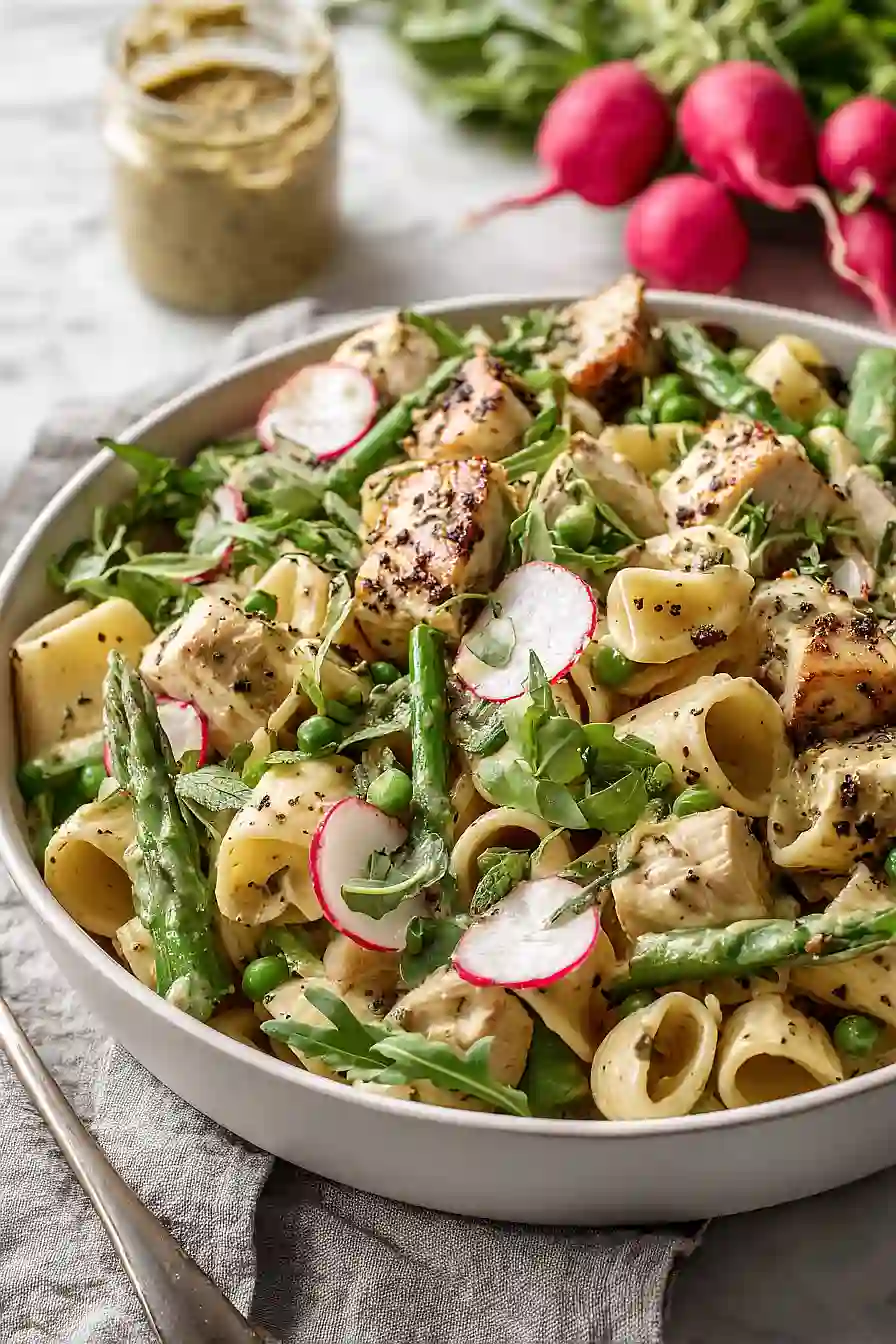honey mustard chicken pasta salad