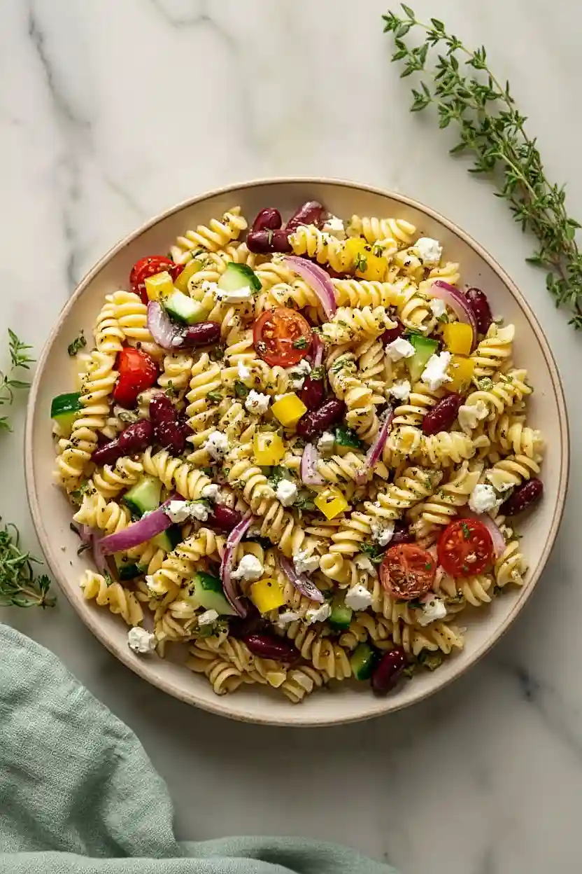 bean pasta salad