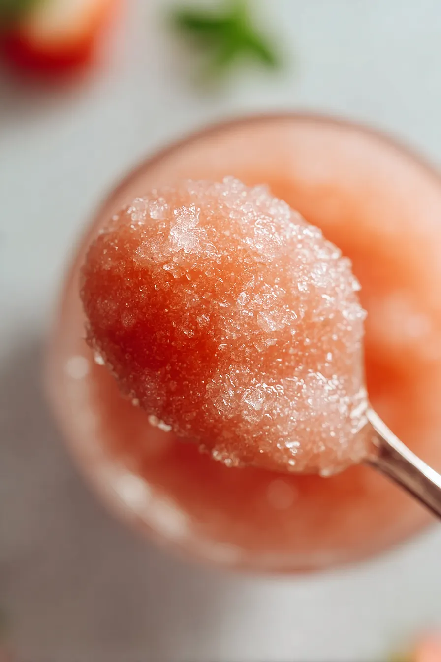 strawberry rhubarb vodka slush