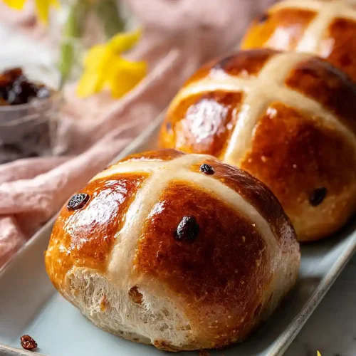 tangzhong hot cross buns