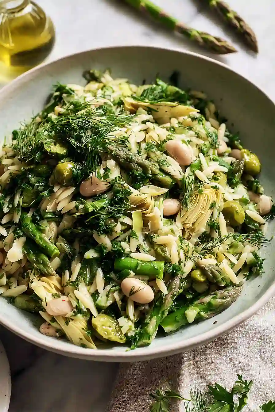 spring orzo salad