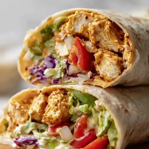honey mustard chicken wrap