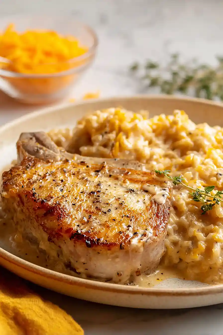 Pork Chop And Rice Casserole