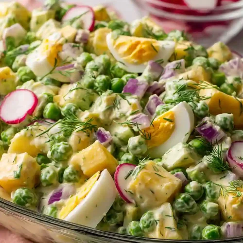 vegetarian english pea salad