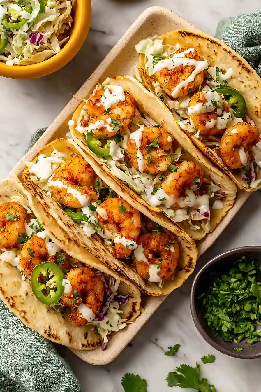 Air Fryer Shrimp Tacos