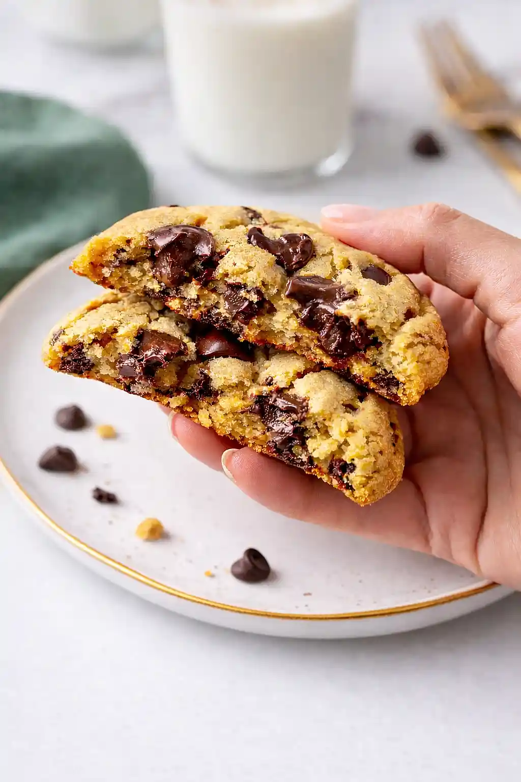 microwave chocolate chip cookies