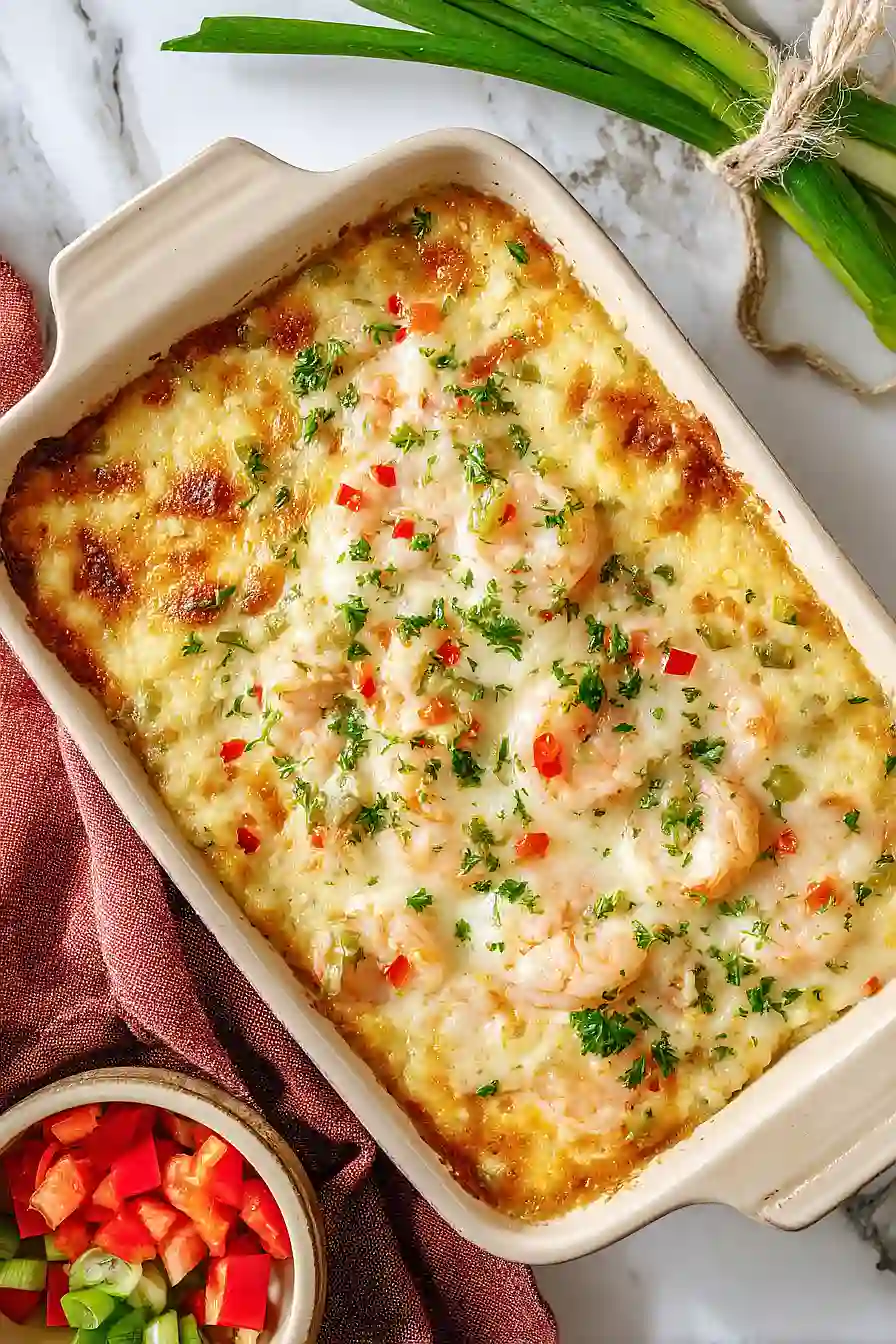 Shrimp And Grits Casserole