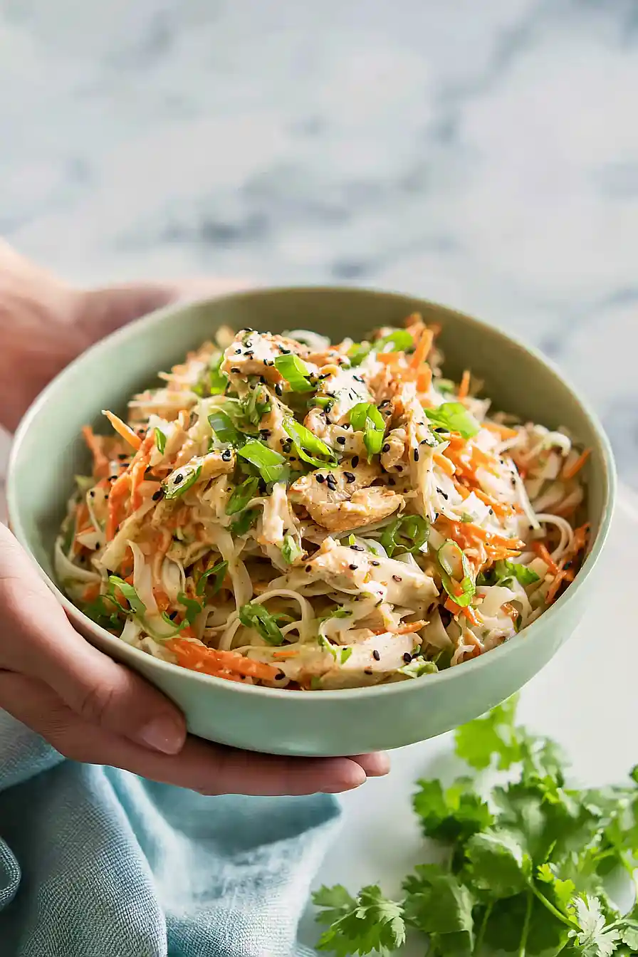 bang bang chicken noodle salad