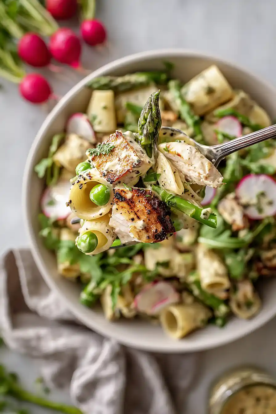 honey mustard chicken pasta salad