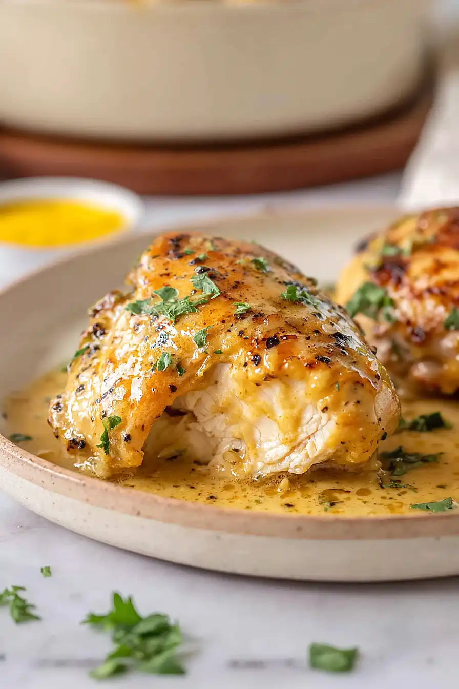 slow cooker honey mustard chicken