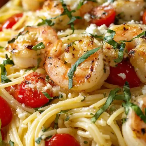 grilled shrimp caprese