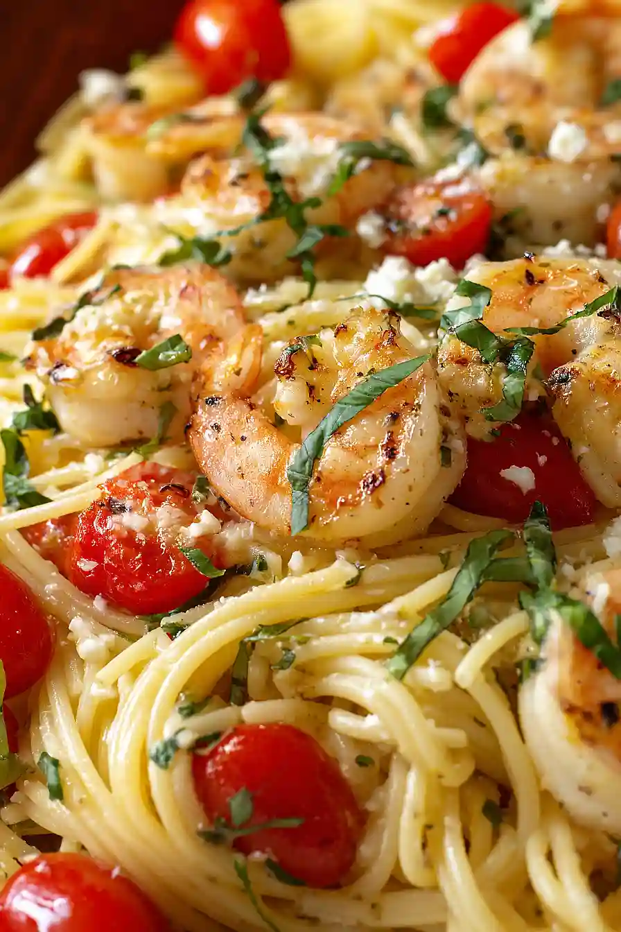 grilled shrimp caprese