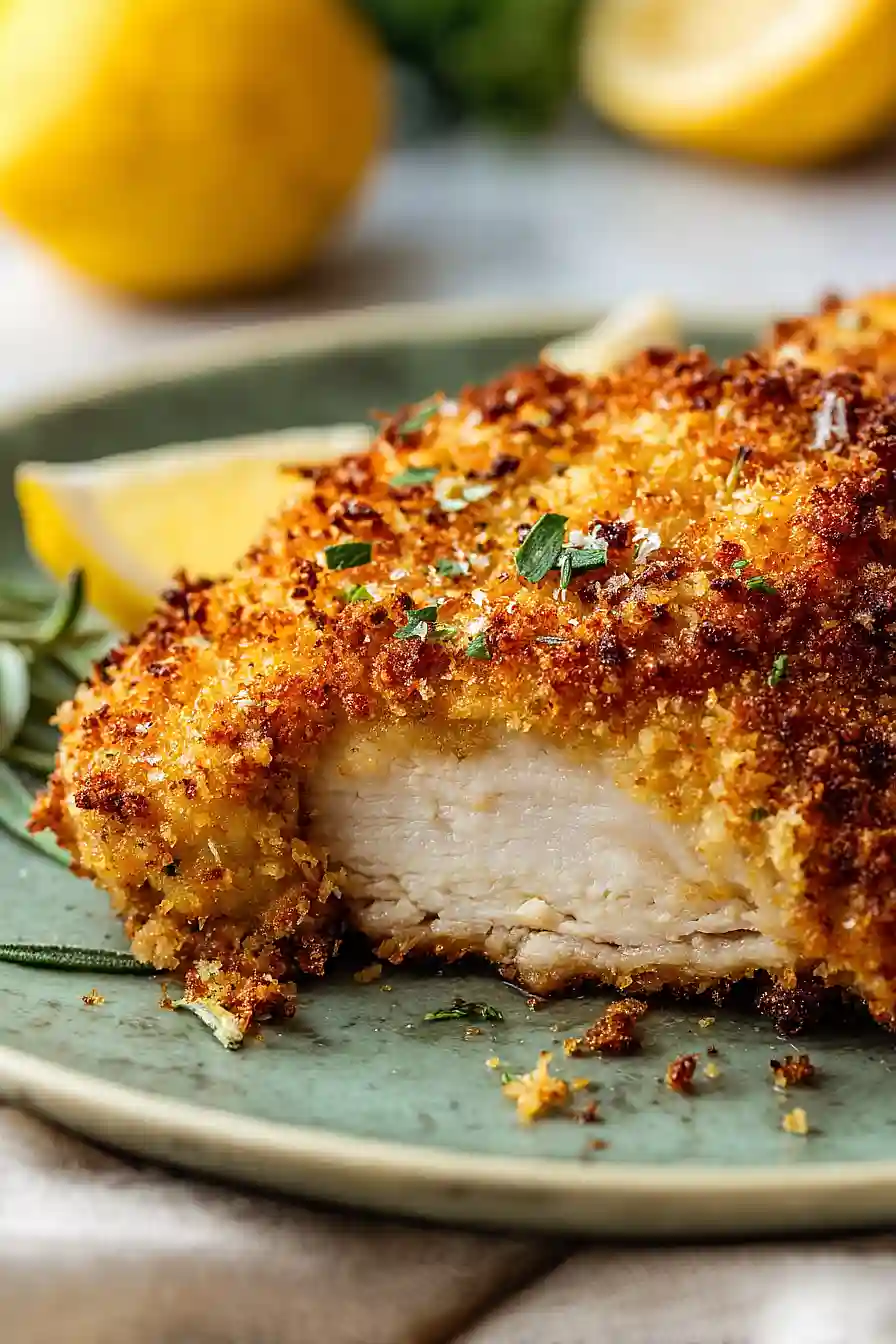 Crispy Parmesan Chicken Thighs