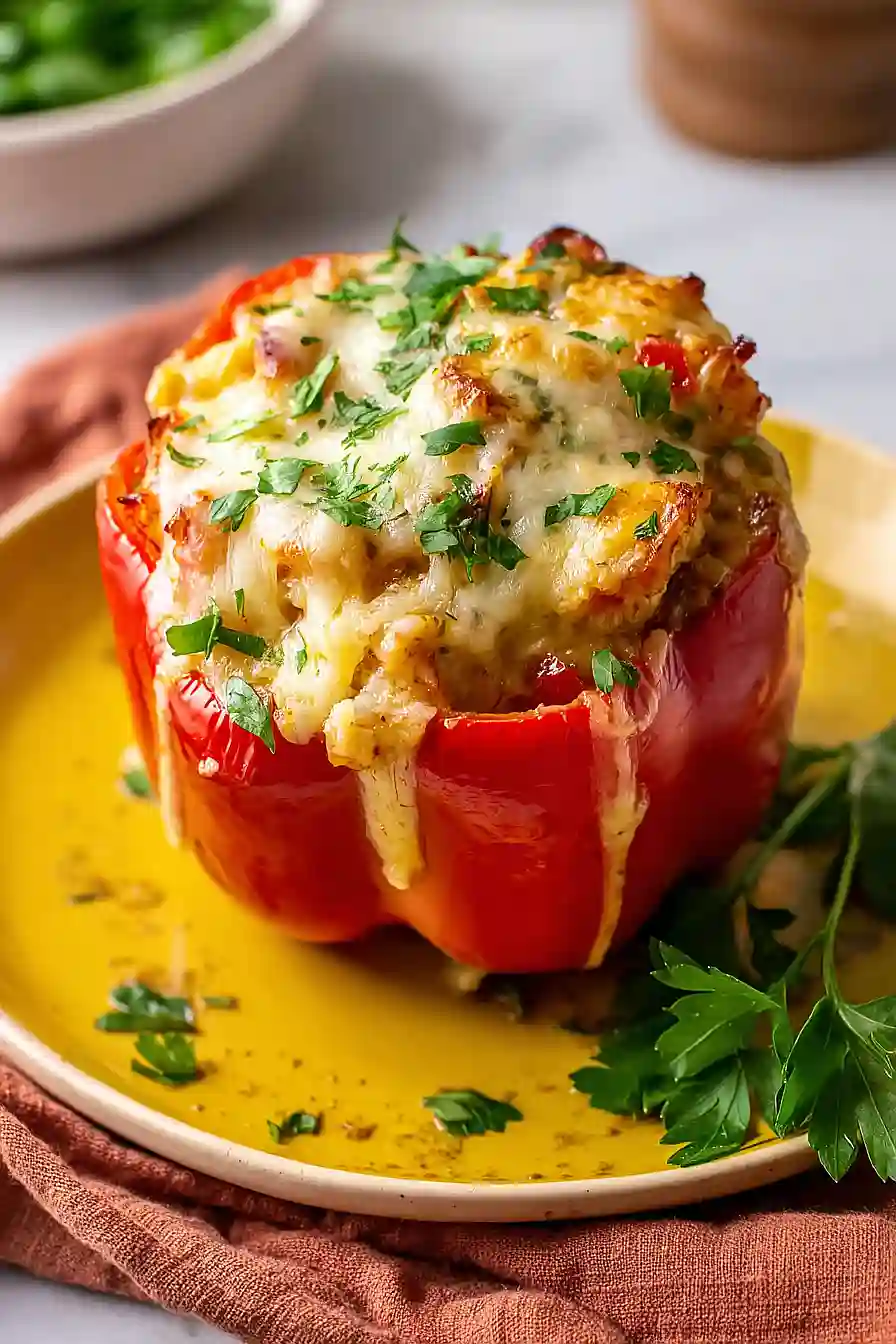 Shrimp Stuffed Bell Peppers