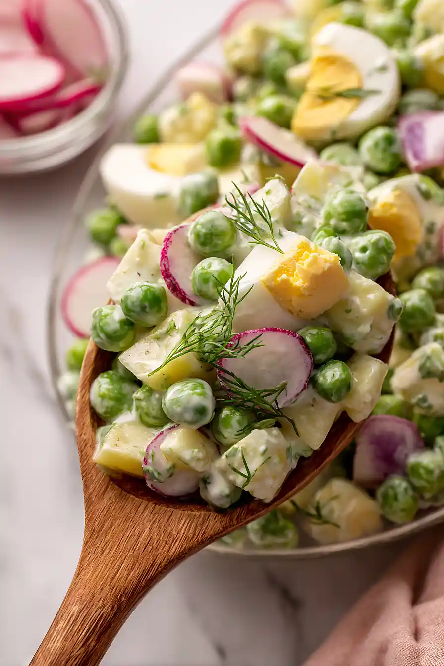 vegetarian english pea salad
