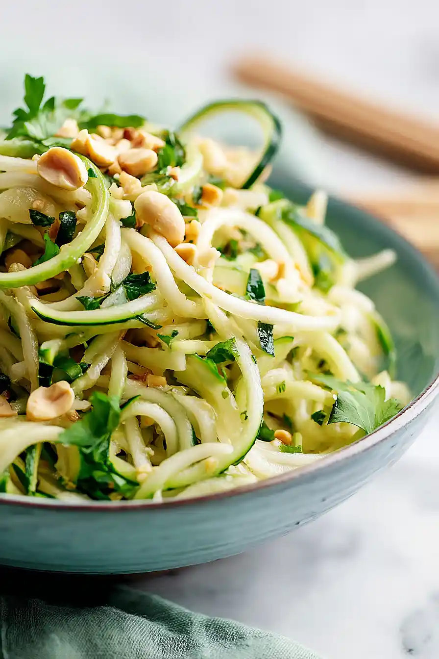 asian cucumber noodle salad