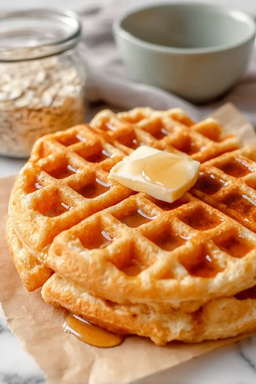 Cottage Cheese Protein Waffles