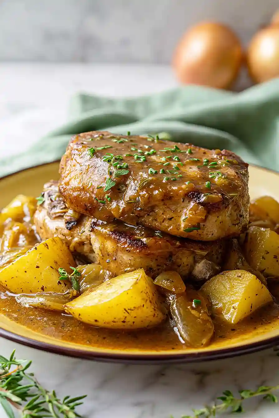Slow Cooker Pork Chops And Potatoes