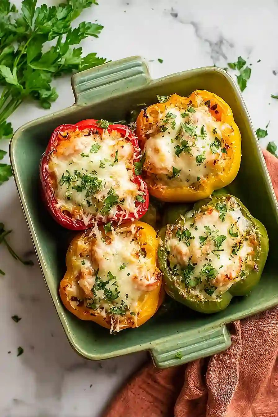 Shrimp Stuffed Bell Peppers