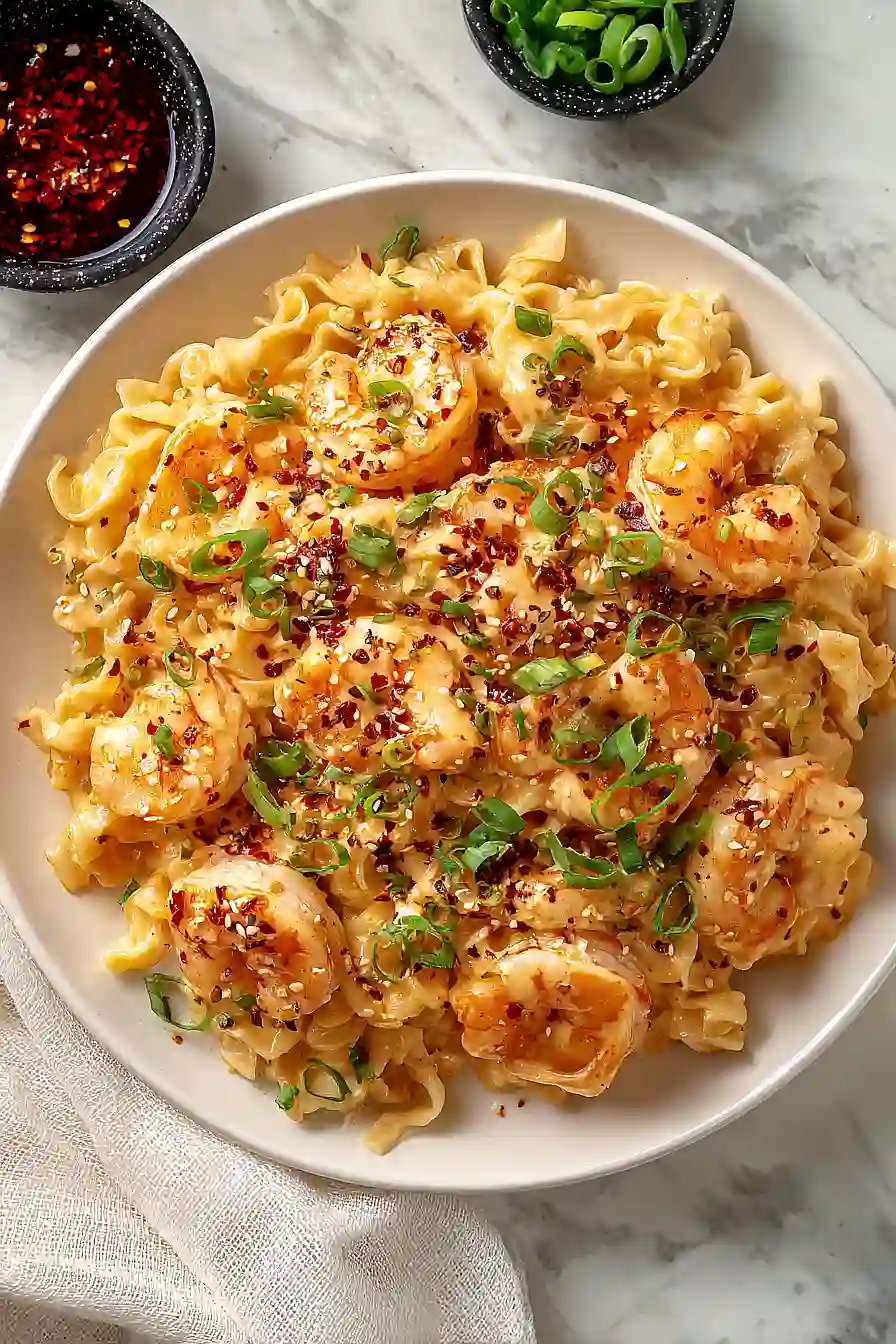 bang bang shrimp noodles