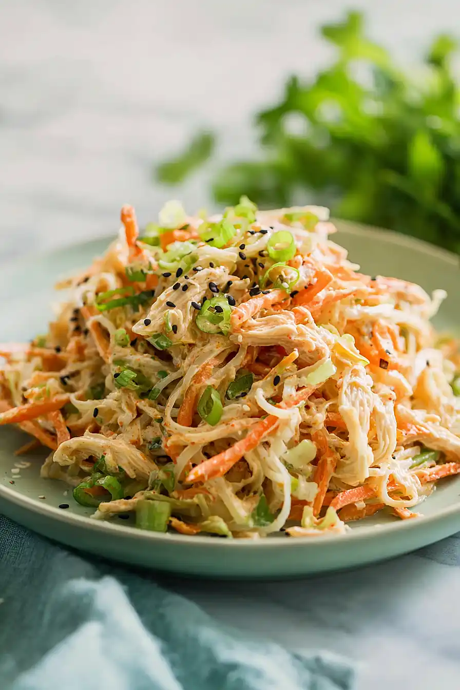 bang bang chicken noodle salad