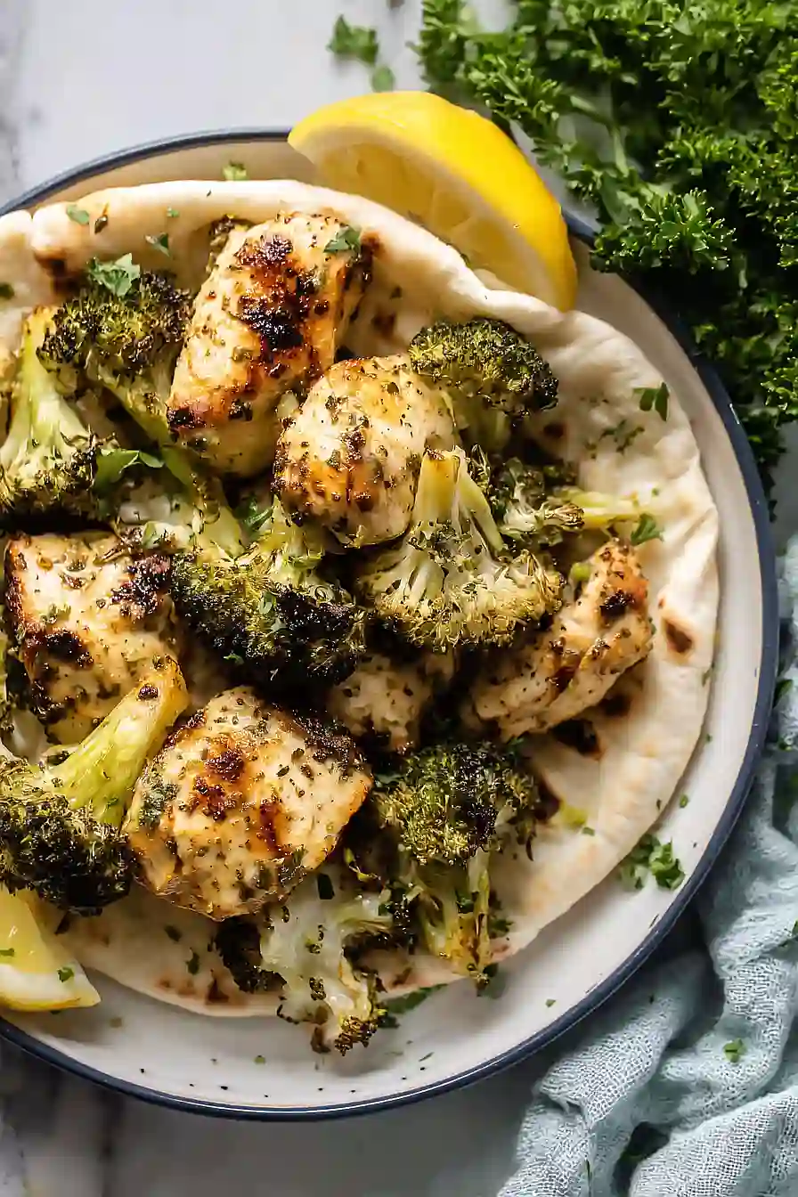 Air Fryer Chicken Thighs With Broccoli