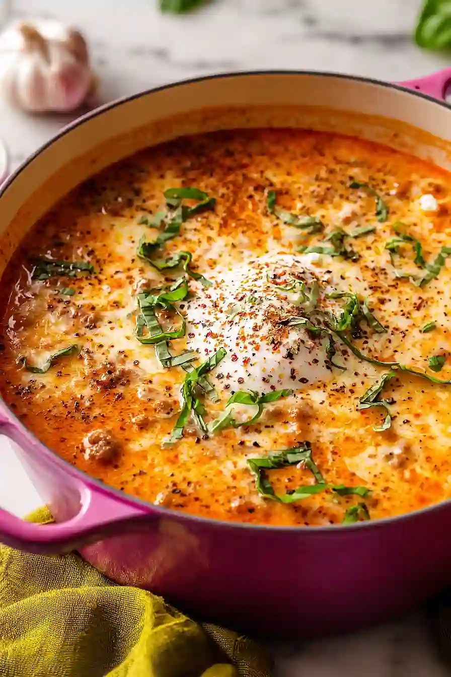 Keto Lasagna Soup