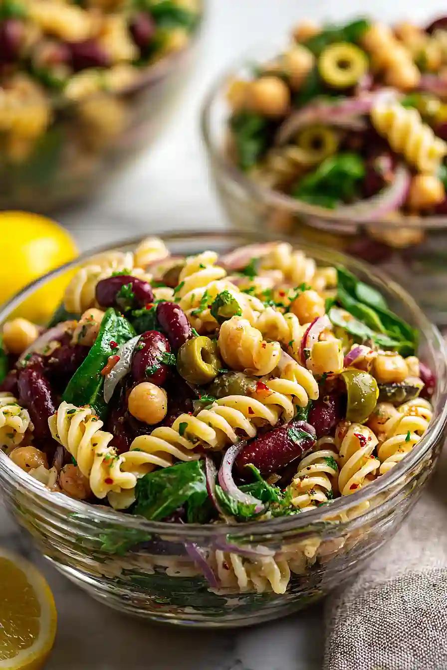 pasta salad with kidney beans