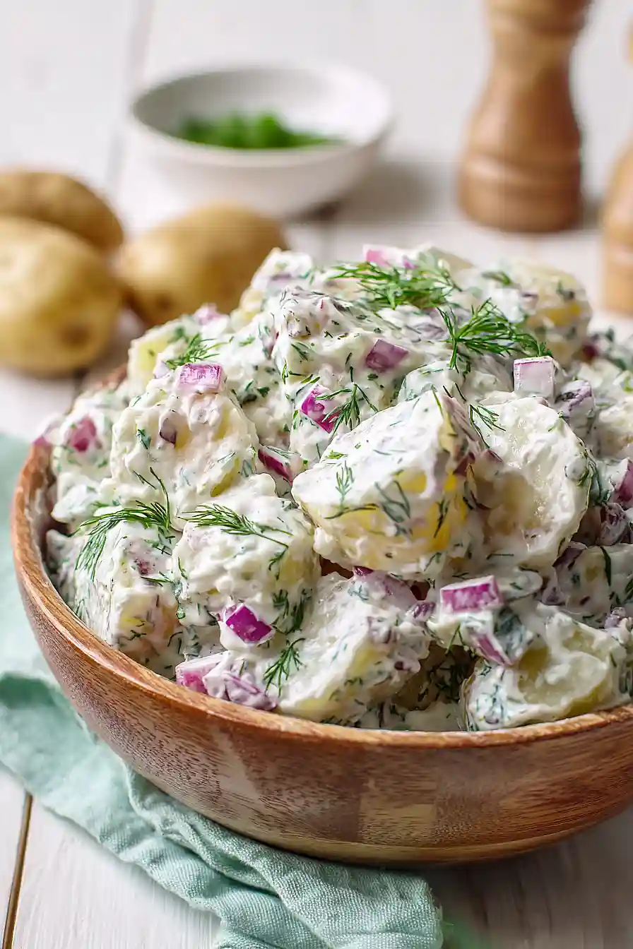 dairy free dill potato salad