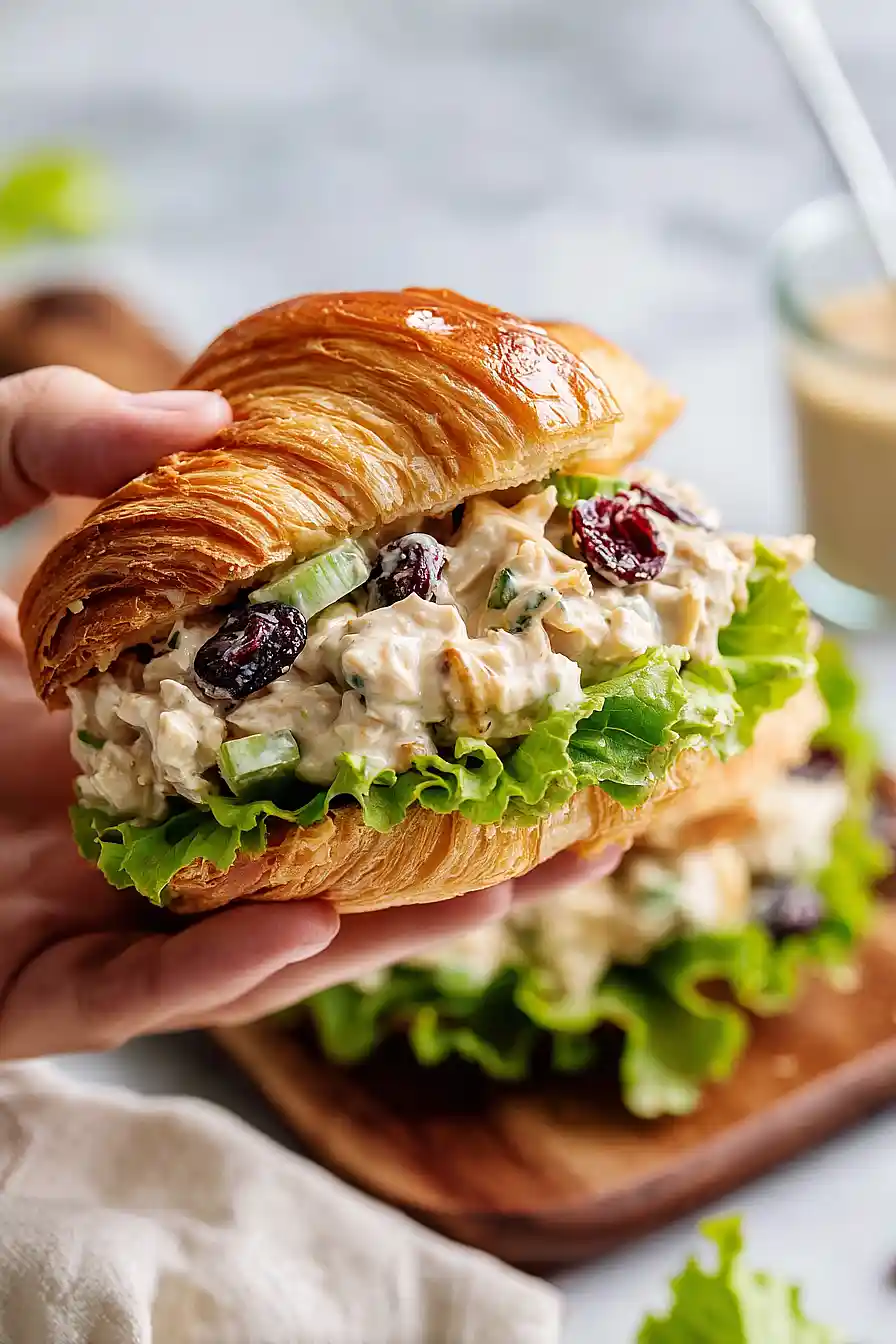 honey mustard chicken salad sandwich