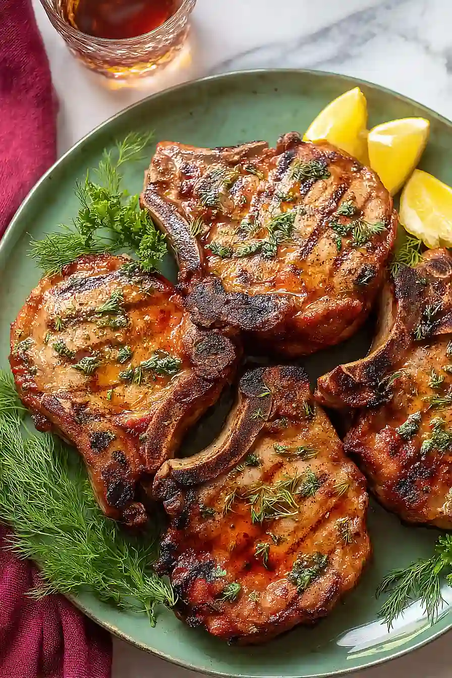 ninja foodi grilled pork chops