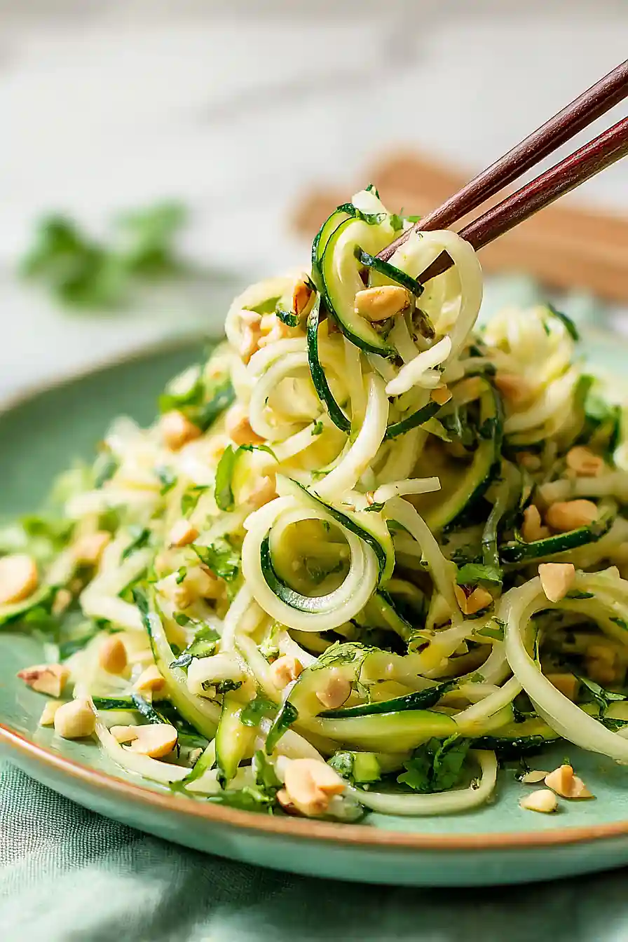 asian cucumber noodle salad