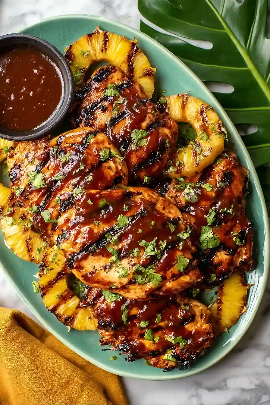 grilled pineapple bbq chicken
