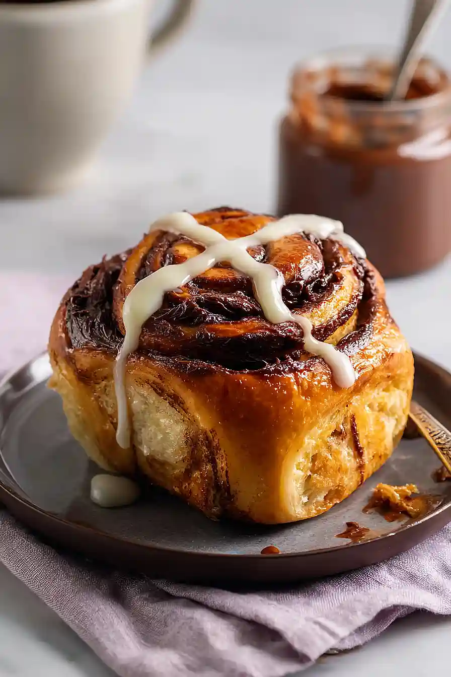 nutella hot cross buns