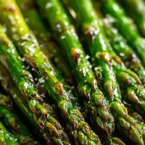 grilled asparagus in foil