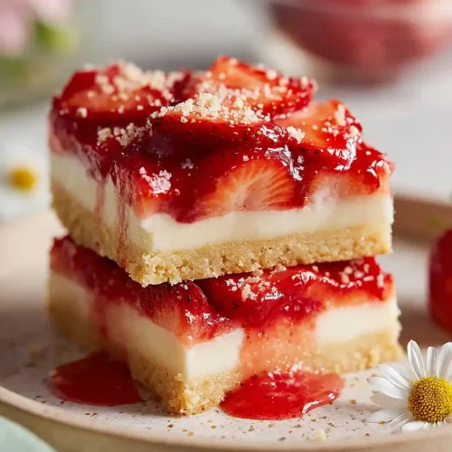 strawberry pie bars