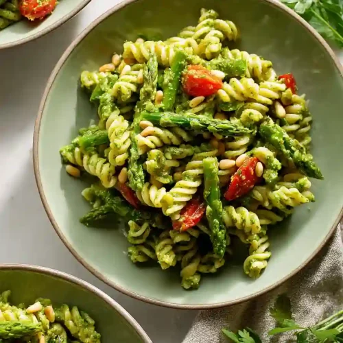 asparagus pesto pasta salad
