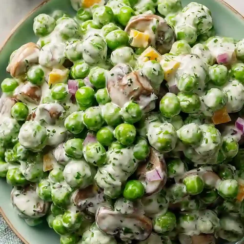 pea salad with ranch dressing