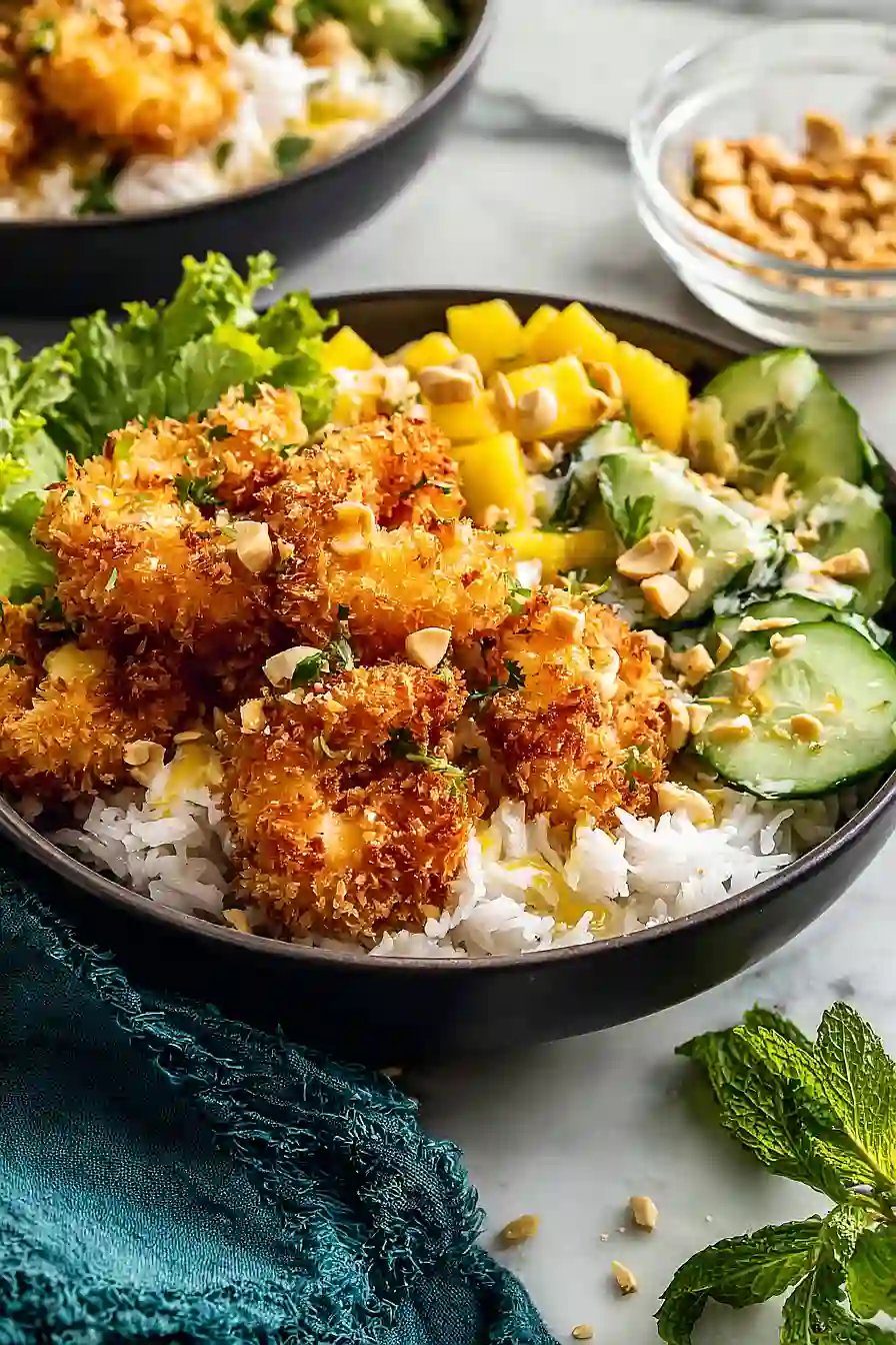 Coconut Shrimp Bowls