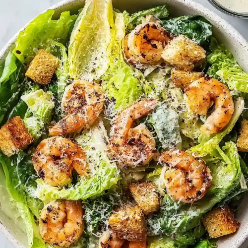 grilled shrimp caesar salad