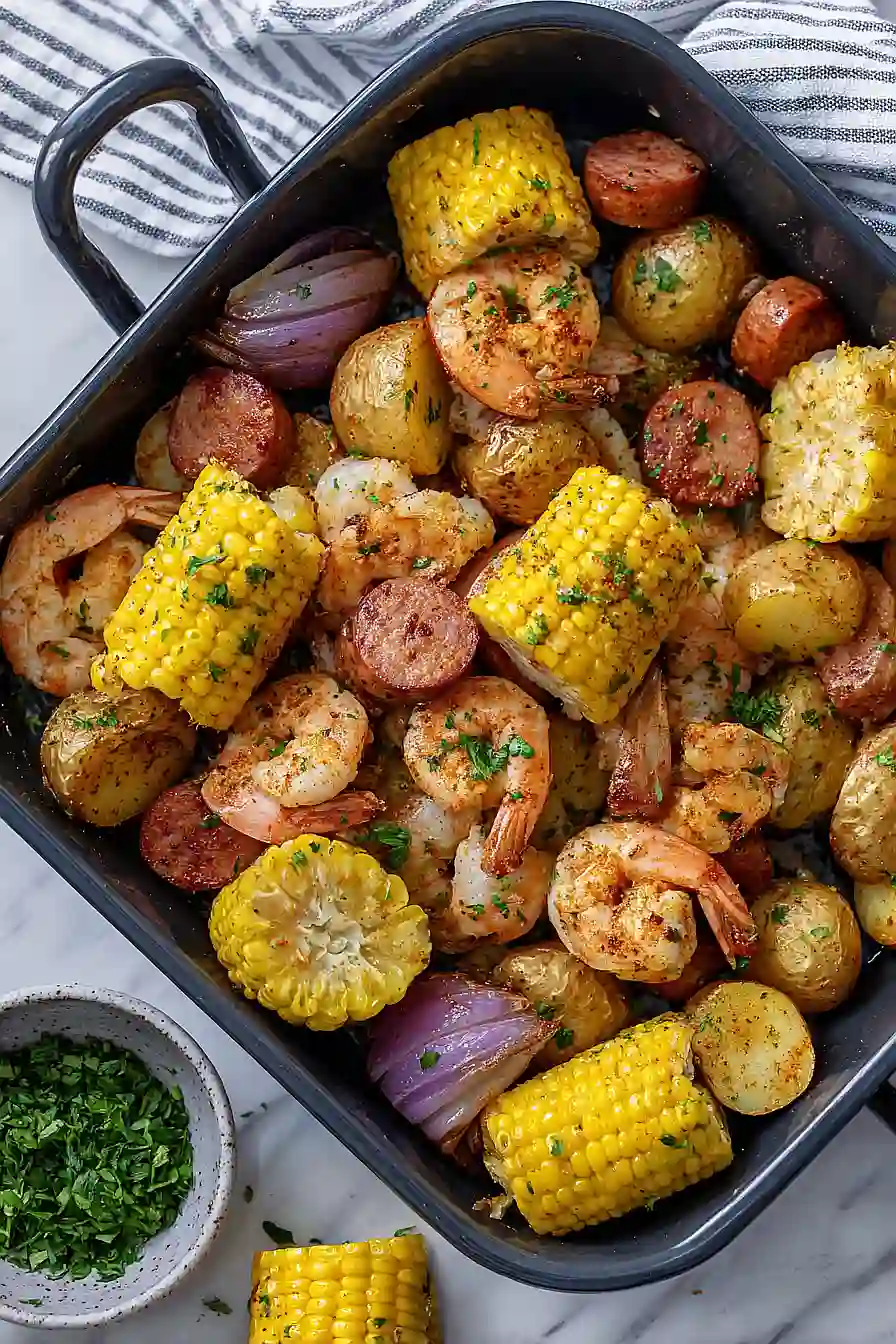 air fryer shrimp boil