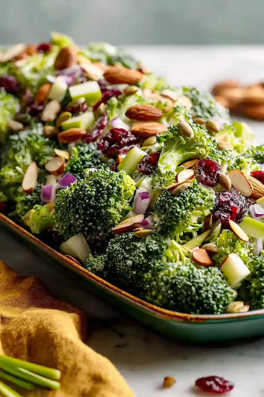 vegetarian broccoli salad