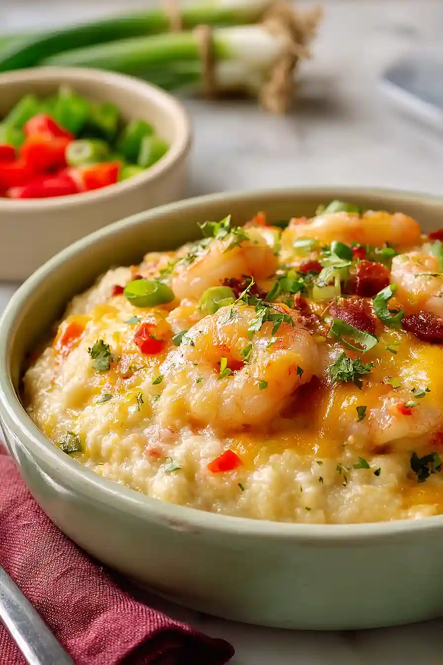 Shrimp And Grits Casserole