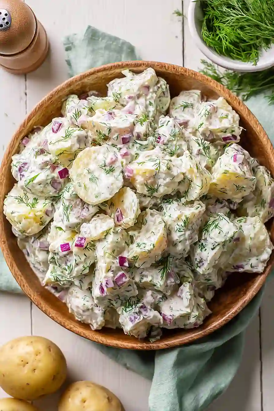 dairy free dill potato salad