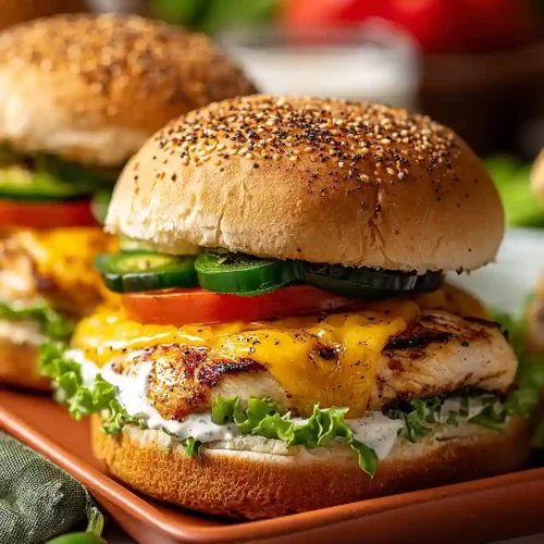 grilled jalapeño chicken sandwich