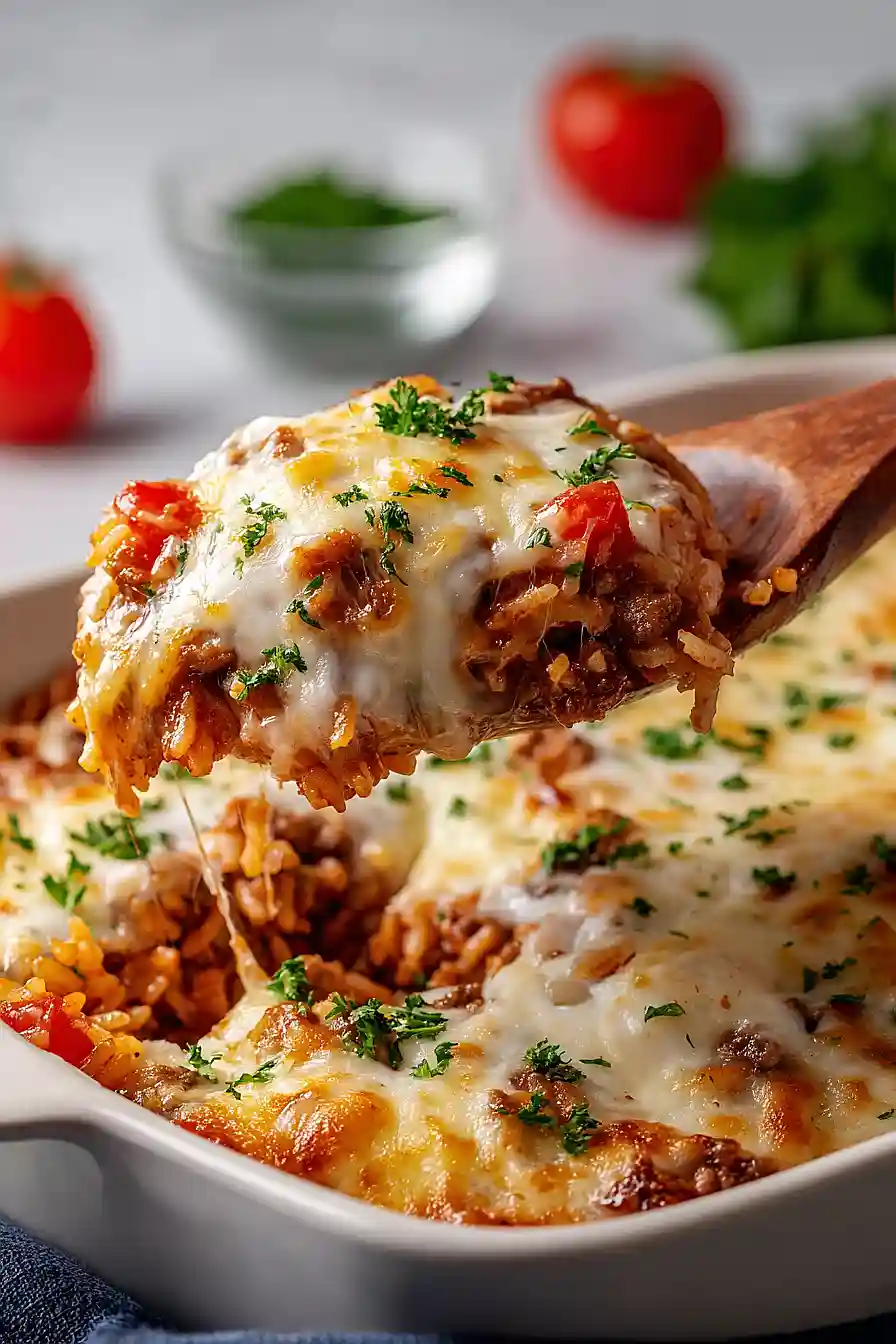 hamburger rice casserole