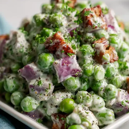 vegan pea salad