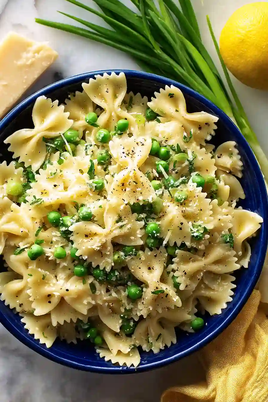 pea and pasta salad