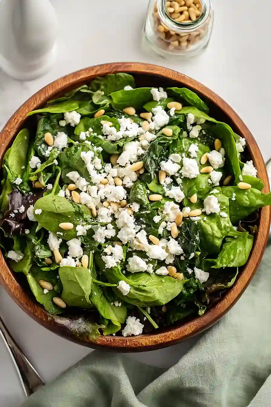spring salad with feta