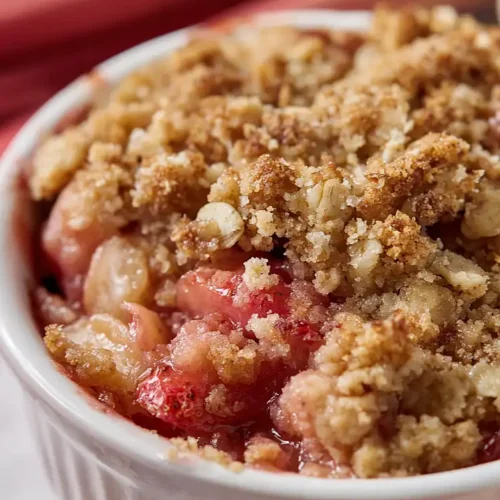 instant pot strawberry rhubarb crisp